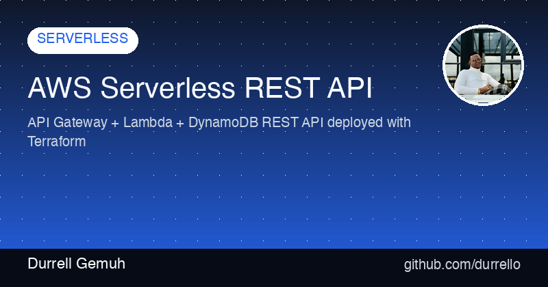 AWS Serverless REST API