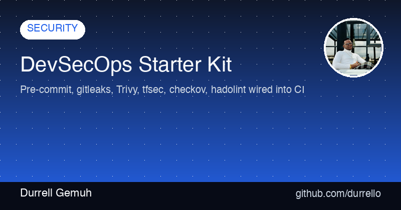 DevSecOps Starter Kit