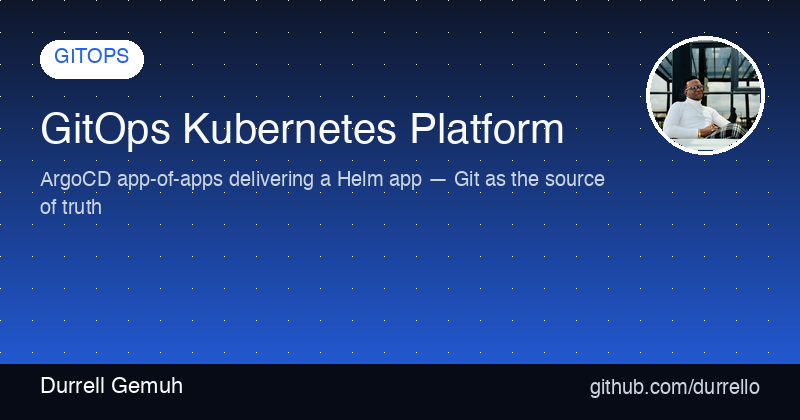 GitOps Kubernetes Platform