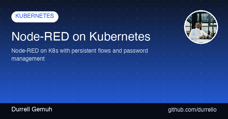 Node-RED on Kubernetes